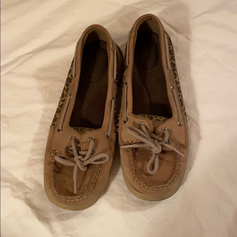 CHEETAH PRINT SPERRYS